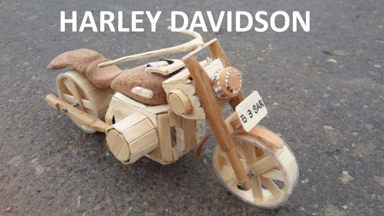 DIY Harley Davidson dari Stick Es Krim Mudah kok YouTube