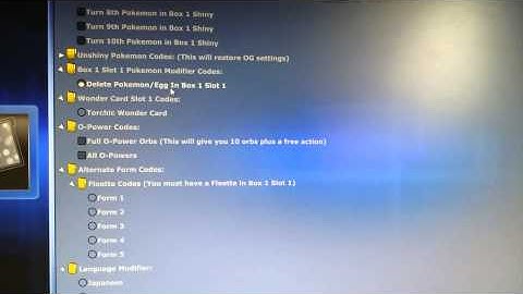 Pokemon XY PowerSaves 3DS Codes Update