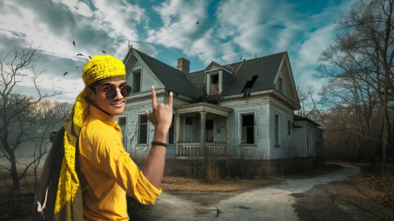 I explore the most HUNTED HOUSE - Vlogger Surjo