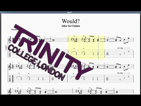 Would? (2012 Syllabus) Trinity Grade 4 Guitar