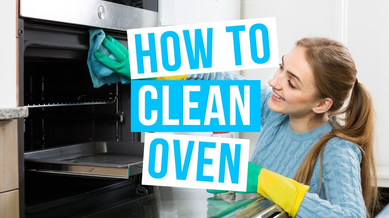 How to CLEAN OVEN Clean inside, glass, door, racks and trays with