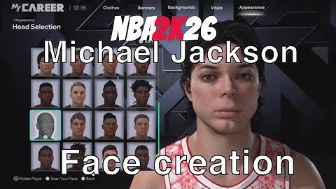 NBA2K26 Michael Jackson Face Creation  EASY
