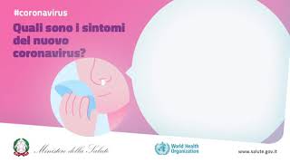 #corononavirus. Quali sono i sintomi del nuovo coronavirus?