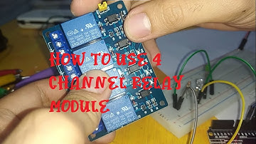 How To Use 4 Channel Relay Module W/out Arduino (With Schematic at end)| Electronics explained
