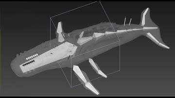 Biomechanical Whale - Rig and Animation