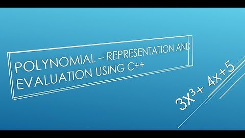 Coding Test for TCS NQT 2022 | Polynomial Evaluation using C++ #TCSNQT