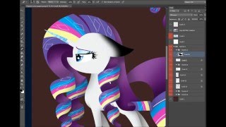 SPEEDPAINT Rarity Rainbow Power (Mini Pony)