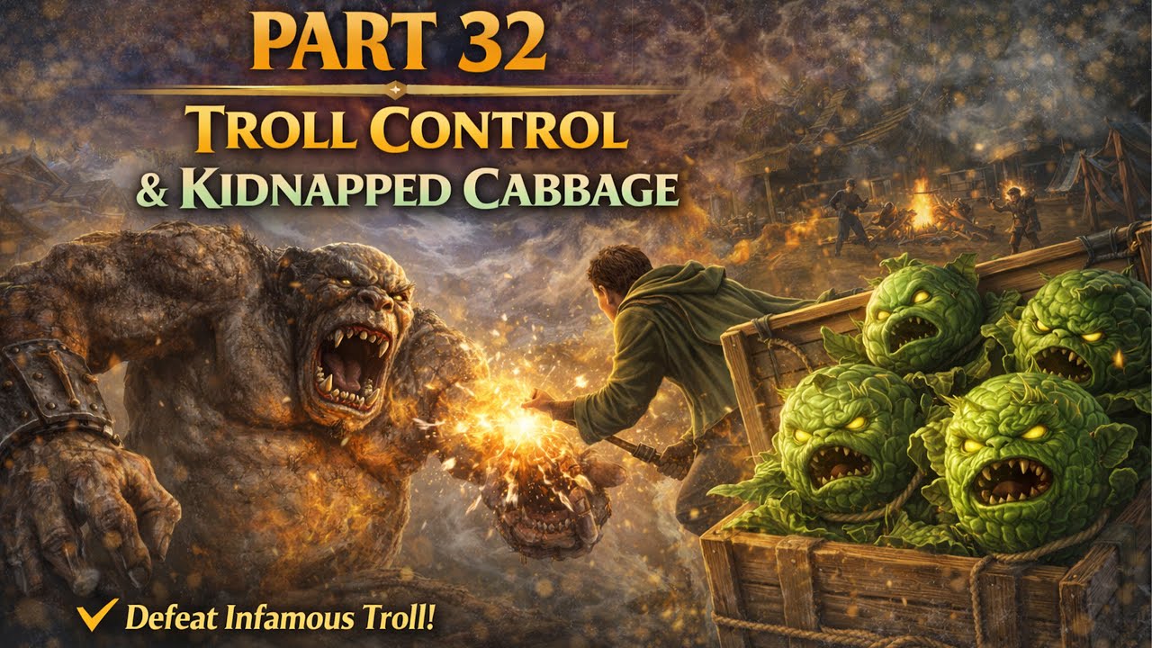Hogwarts Legacy Part 32 – Troll Control & Kidnapped Cabbage | Infamous Troll Battle & Rescue Quest