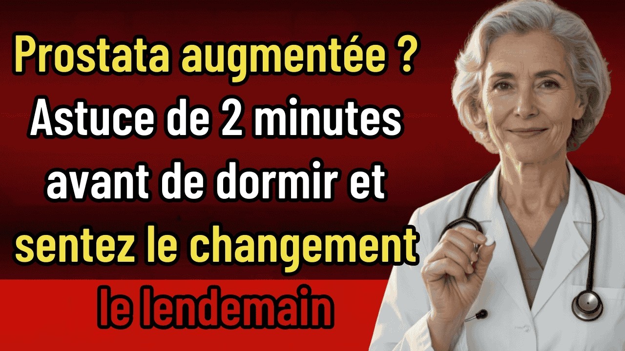 Prostate agrandie ? Truc de 2 min avant dormir et sens le changement demain