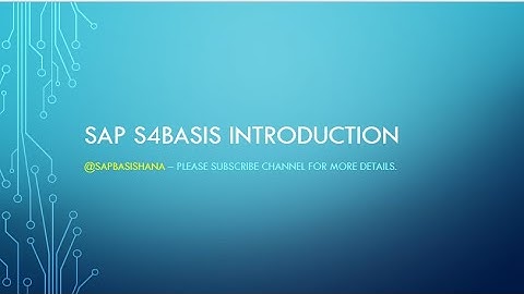 SAP BASIS - HANA-JAVA : DEMO