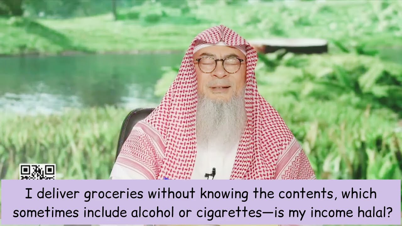 deliver alcohol and cigarettes I deliver groceries not knowing what's inside Sometimes may include alcohol  cigarettes INCOME HALAL?