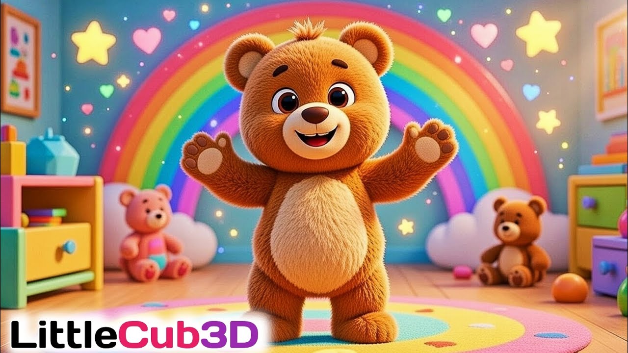 Teddy Bear Teddy Bear Turn Around 🧸 | Cocomelon Style Nursery Rhyme | Kids Song