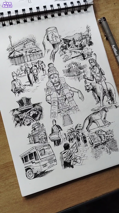 Sabarimala Doodle Art..🙏😍 #art #drawing #sabarimala #ayyappa #trending #shorts