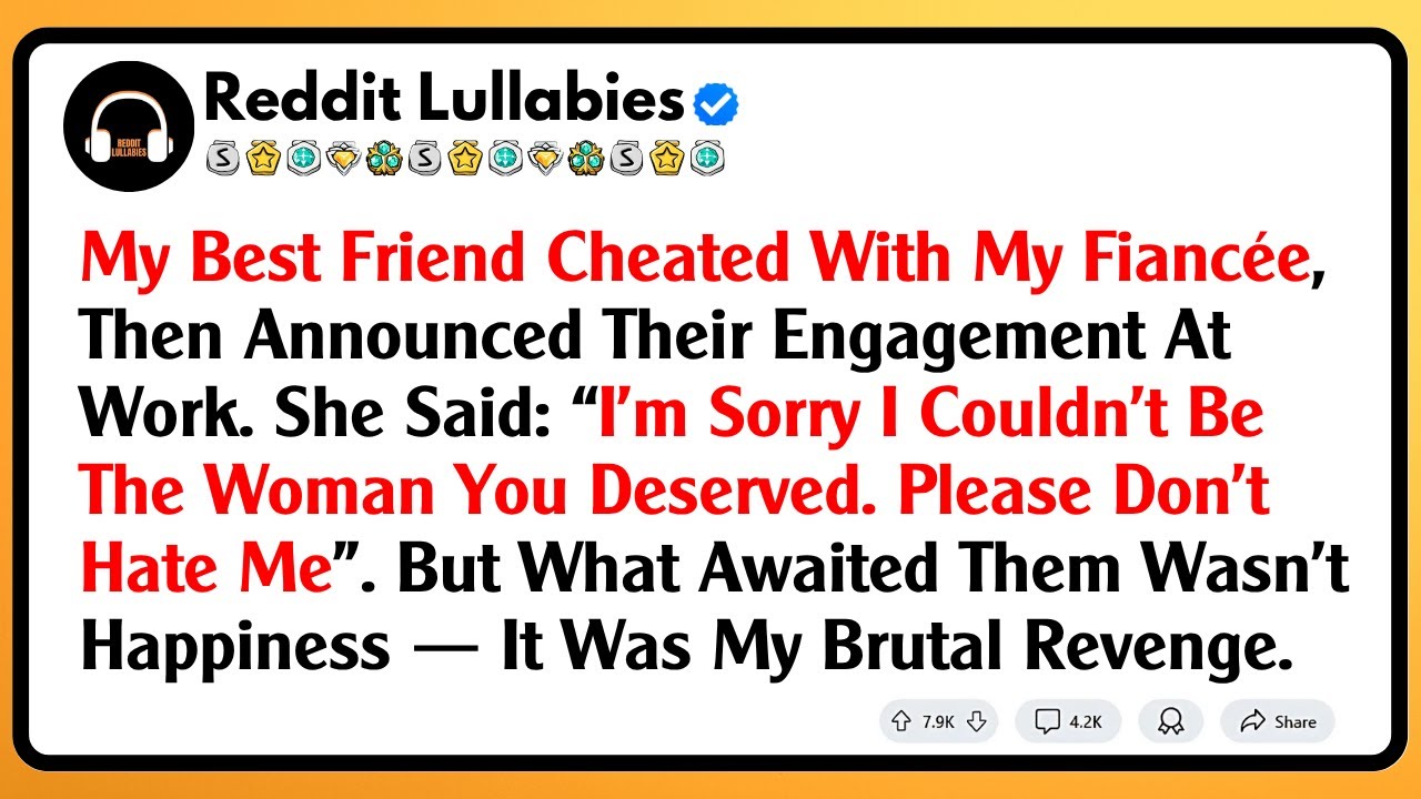 My Best Friend Cheated With My Fiancée, Then Announced Their Engagement At Work. She Said: “I’m...