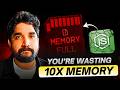 Why Your Node.js App Uses 10x More Memory Than It Should😱| Explained in Hindi | Day 58/100
