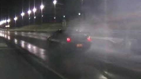 Black r33 LNEMUP testing on street tyres back in the day