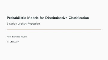 S5.5 Bayesian Logistic Regression