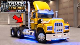 😱 Cómo PERSONALIZAR tu Primer CAMIÓN en Truck Simulator Legends USA: | Mack R600 al 100%