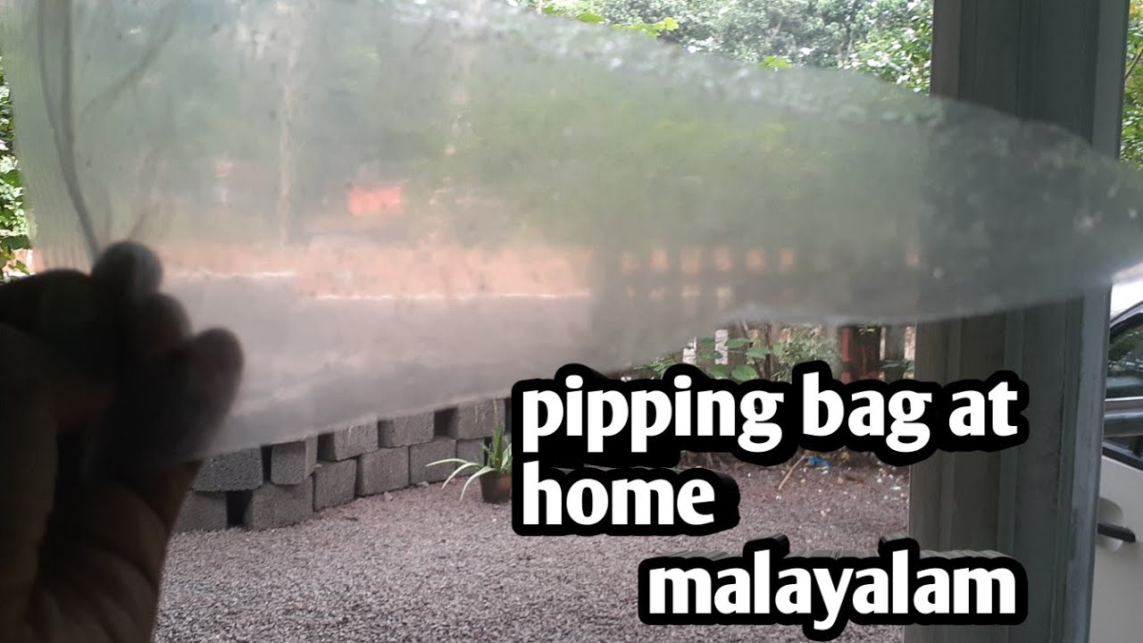 HOW TO MAKE A Pipping bag at home in malayalam / testy from thanku