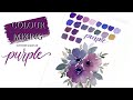 Mixing Purples - Colour Mixing Series Part 1