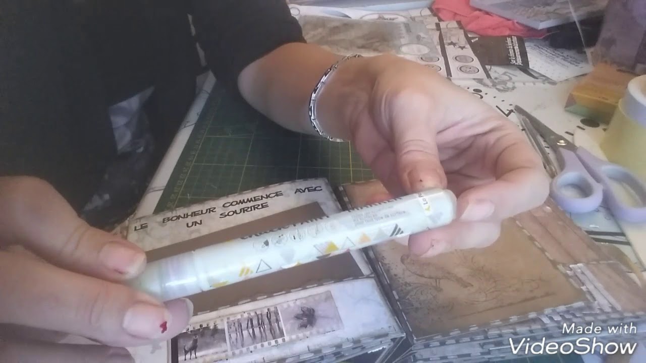 Présentation album photos Noël réalisé avec le kit vert joelle31 et creativ'hobby 😉 camera iphone 8 plus apk