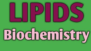 Lipids# BIOCHEMISTRY