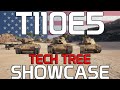 T110E5 Tech Tree Showcase | World of Tanks