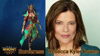 Character and Voice Actor -  Warcraft III Reforged - Sorceress - Rebecca Kyler Downs