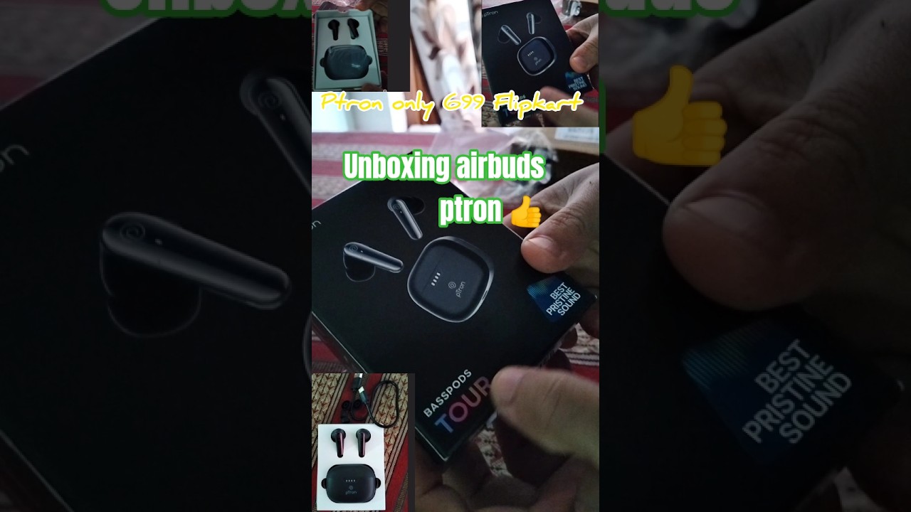 Unboxing airbuds ptron 👍🏻👌🏻😍 #shorts #airbuds #ptron #unboxing #electronicmusic #short
