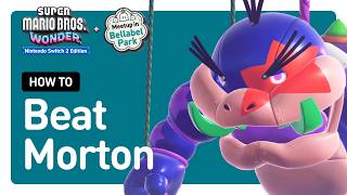 Beat Morton Boss Fight in Super Mario Bros Wonder – Switch 2 Edition + Meetup in Bellabel Park