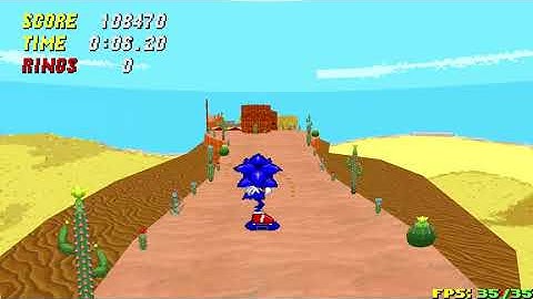 SRB2 |  OLDC 2022 Round 2 Playthrough as Sonic