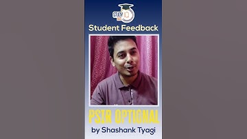 PSIR Optional Feedback by our student | PSIR by Shashank Tyagi #UPSC #IAS