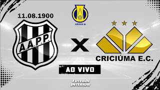 🔴 PONTE PRETA X CRICIÚMA | 08/07/26 | CAMPEONATO BRASILEIRO SÉRIE B 2026 - [AO VIVO]