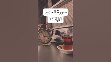 الآية ١٢ من سورة الحديد بصوت القارئ الكردي مهران هركي