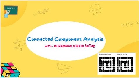 Connected Component Analysis | Image Processing | Urdu
