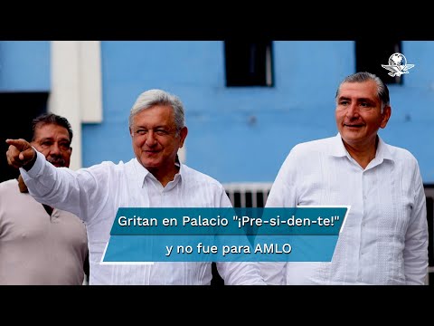 "¡Presidente, presidente!": AMLO arropa a Adán Augusto López ante diputados de la 4T