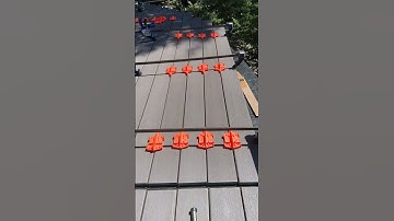 Installing @TimberTechDecking over a waterproof bladder. #drdecks #diy #homeimprovement #decking