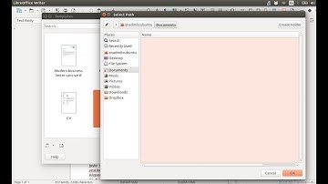 LibreOffice: Exporting Templates