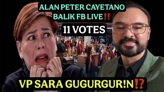 SARA DUTERTE DEL!KADO⁉️ALAN PETER CAYETANO BALIK PINAS‼️PANELO TAMANG HINALA‼️