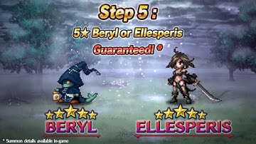 【FFBE】Global Original Summon: Beryl and Ellesperis【Global】