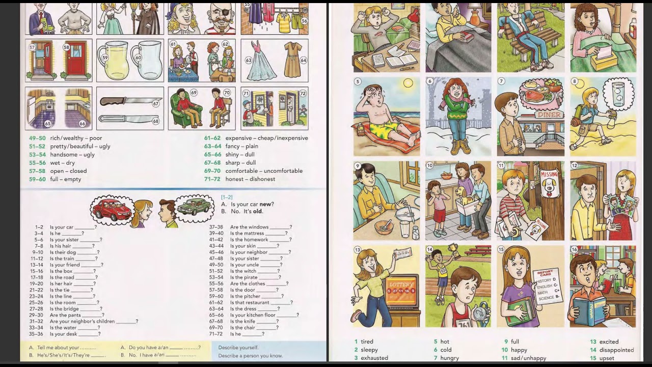 Word by word Picture Dictionary Part 45 46 - YouTube