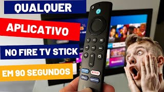 instalando qualquer aplicativo no fire tv stick 2022 / 2023 em 90 segundos ! Aprenda !