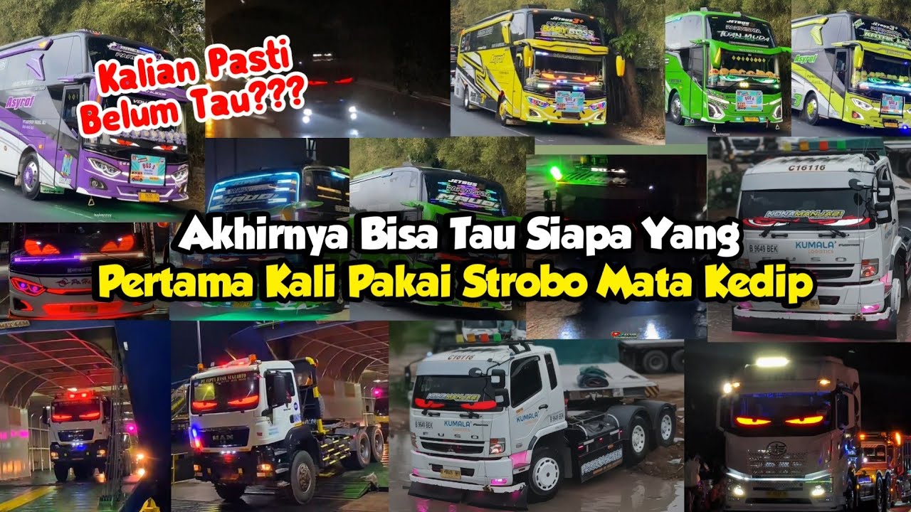 Ini Yang Paling Realistis‼️Strobo Mata Kedip Di Truk² Besar Seperti Robot Dunia Nyata.