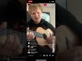 Ed Sheeran Hearts Don T Break Around Here IG Live 9 15 21 mp3