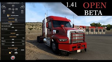 1.41 Open Beta Released !! | American Truck Simulator | Official Multiplayer, California Reskin etc