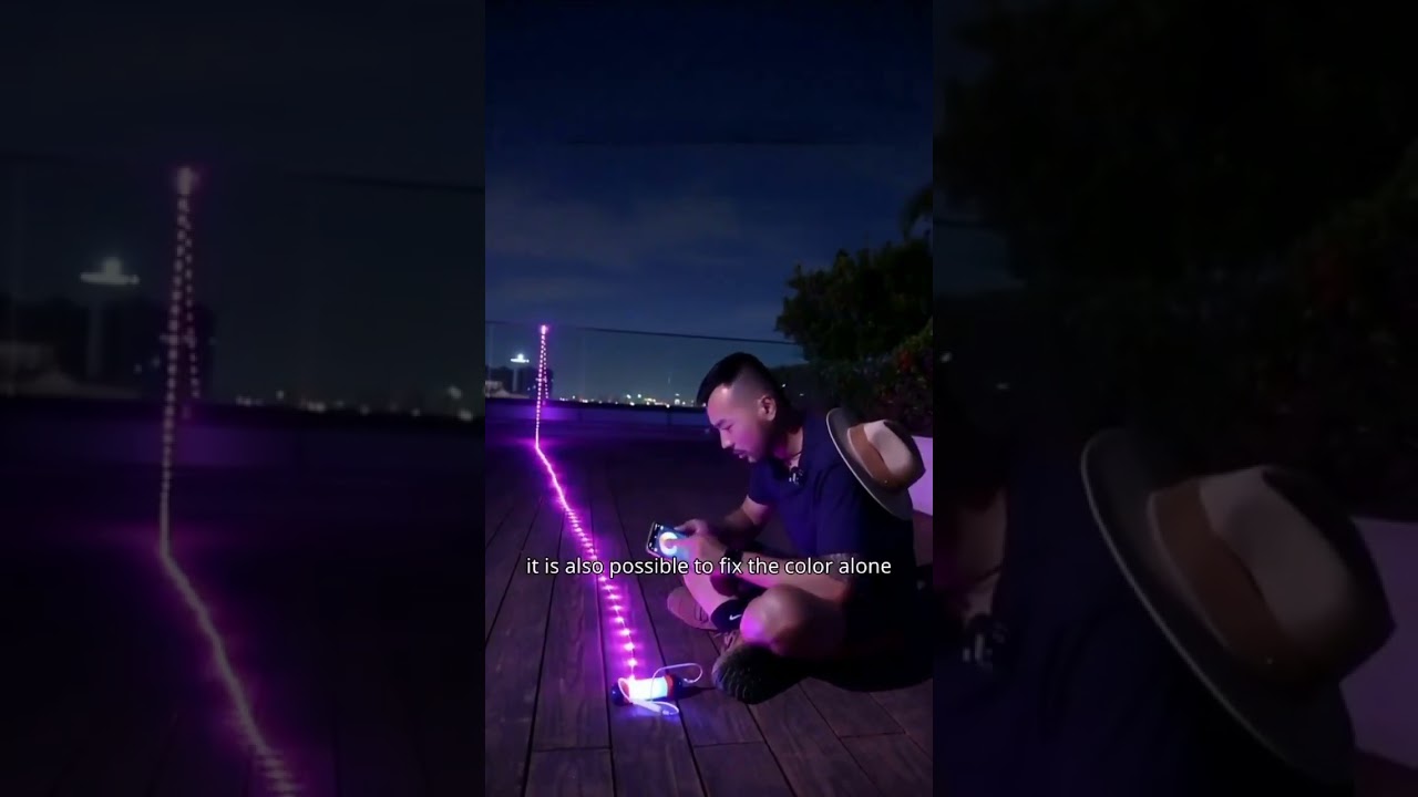 Sync music string light.voice-activated sensor led string light.