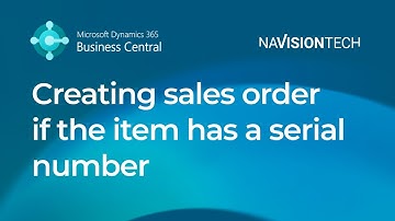 How to Create Sales Order with Serial Number