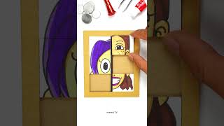Miss Gracie X Lilly Love Braids Faces Cardboard Puzzle Game 💜 #cardboardgame #art