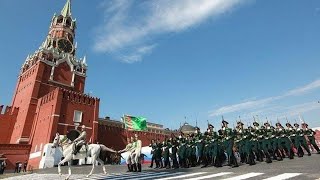 Парад Победы проходит на Красной площади