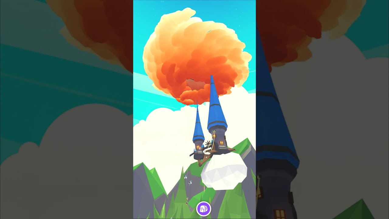 Moment SKY CASTLE FALLS to Earth in Adopt Me 